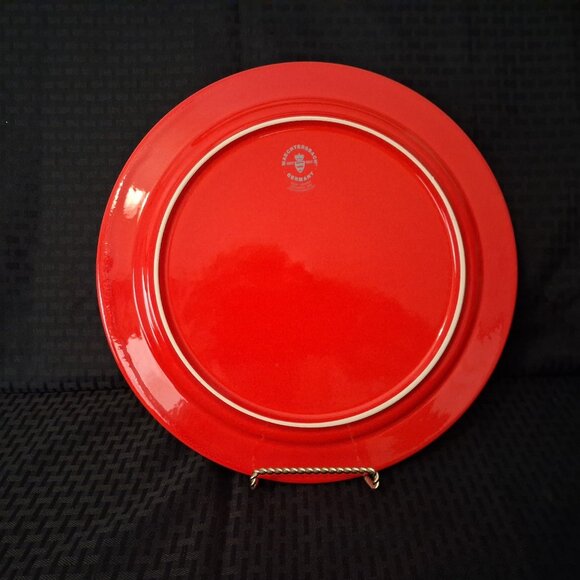 Waechtersbach Christmas Tree Red/Green Large Platter/Charger Plate 12 Inch - Picture 6 of 8